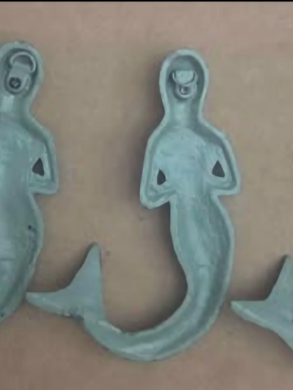 Decorative Mermaid Wall Hooks in Teal - Brand